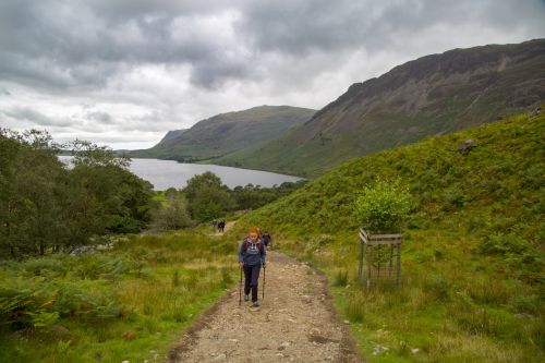 Scafell Pike Mountain In England