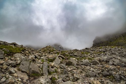 Scafell Pike Mountain In England