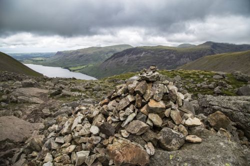 Scafell Pike Mountain In England