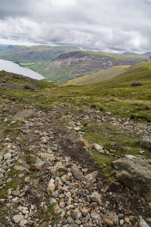 Scafell Pike Mountain In England