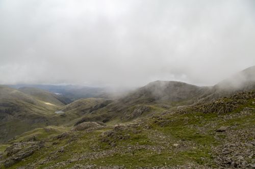 Scafell Pike Mountain In England