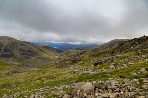 Scafell Pike Mountain In England