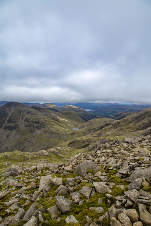 Scafell Pike Mountain In England