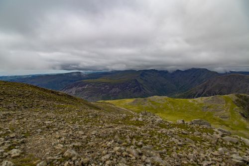 Scafell Pike Mountain In England