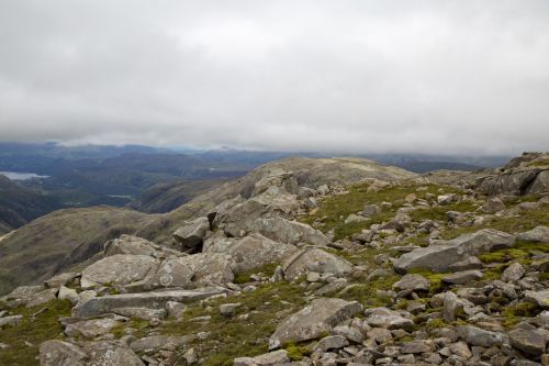 Scafell Pike Mountain In England