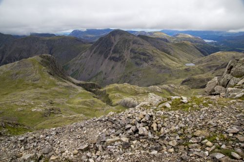 Scafell Pike Mountain In England