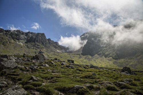 Scafell Pike Mountain In England