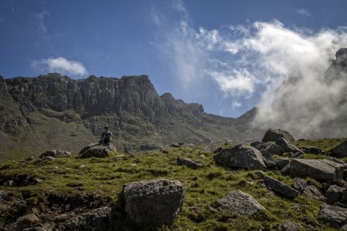 Scafell Pike Mountain In England