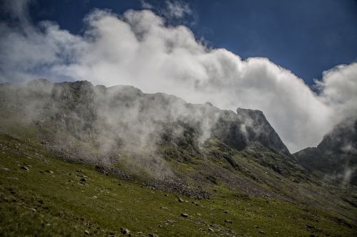 Scafell Pike Mountain In England