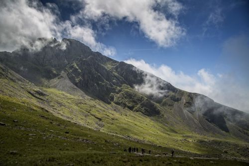 Scafell Pike Mountain In England