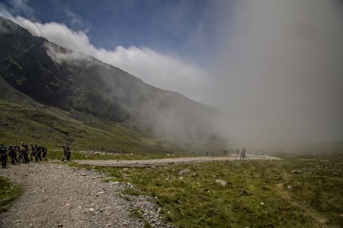 Scafell Pike Mountain In England