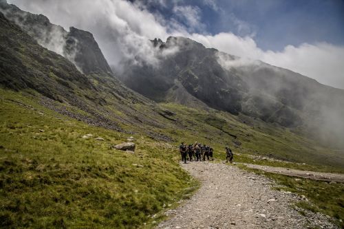 Scafell Pike Mountain In England