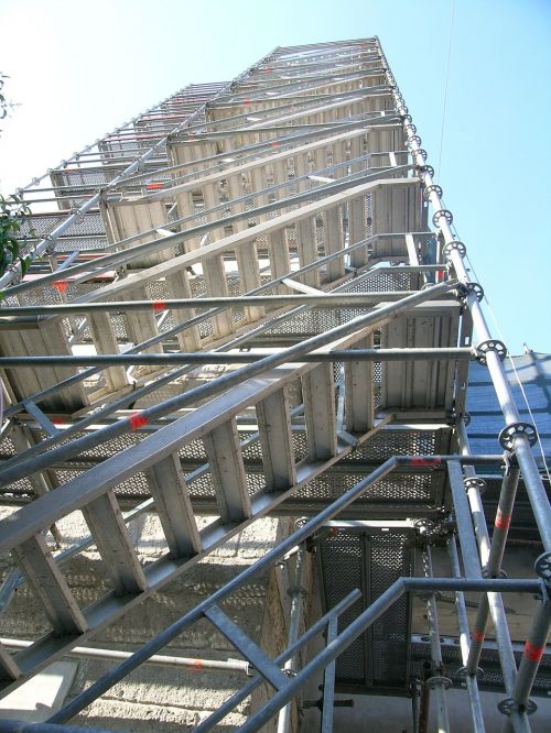 scaffolding building