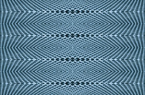 Scale Pattern In Blue