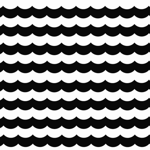 scallop waves pattern