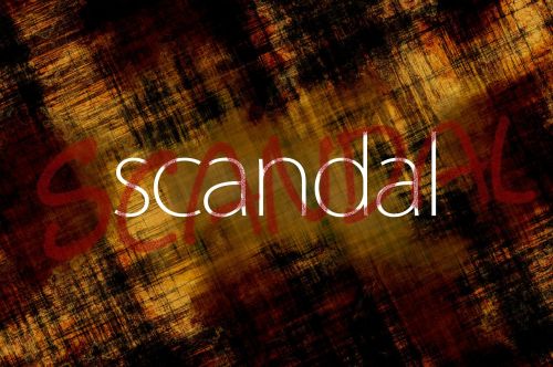 scandal word font