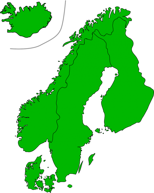 scandinavia map countries