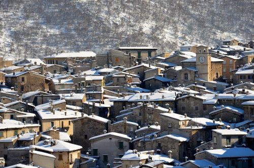 scanno abruzzo snow