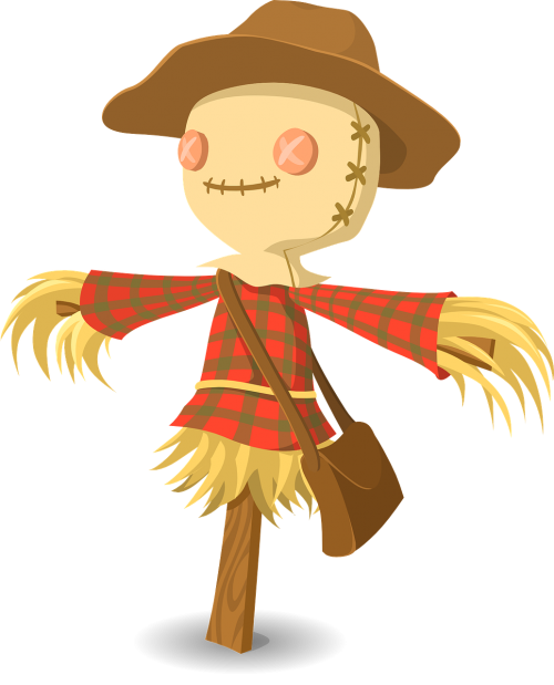 scarecrow straw halloween