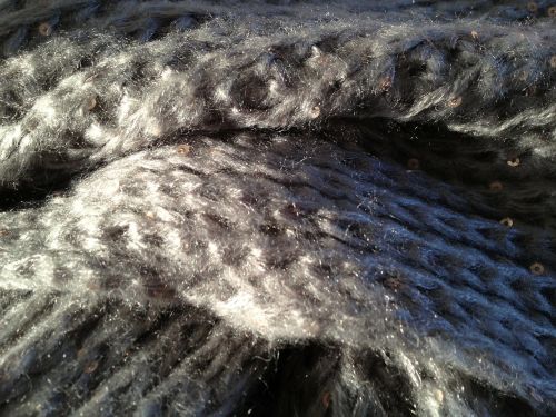 scarf wool grey