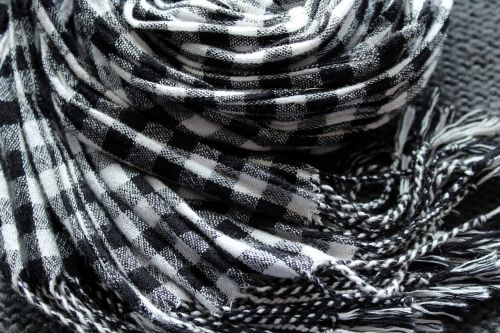 scarf clothing grid