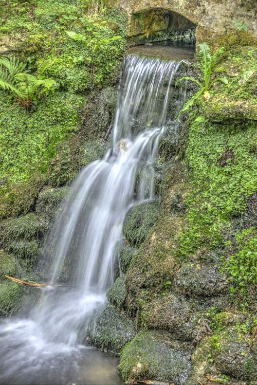 scenic water waterfall