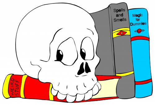 Skull And Books