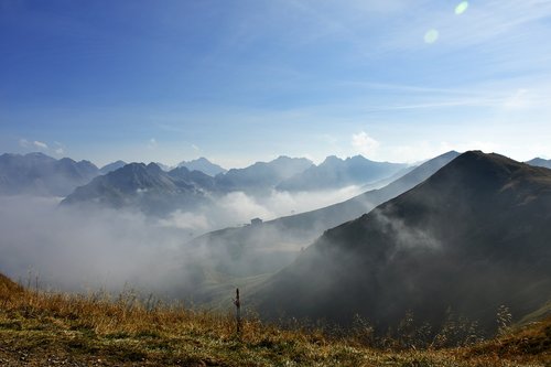 schlappolteck  mountains  fog