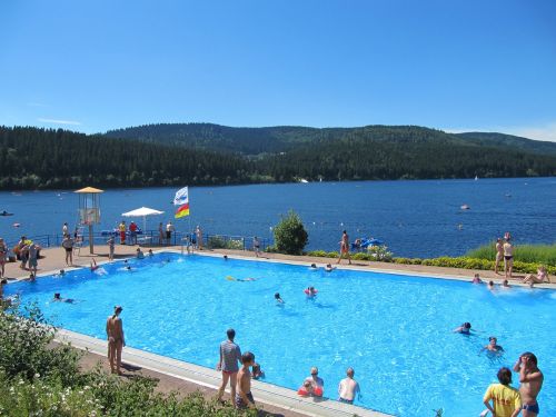 schluchsee swimming pool access to the lake