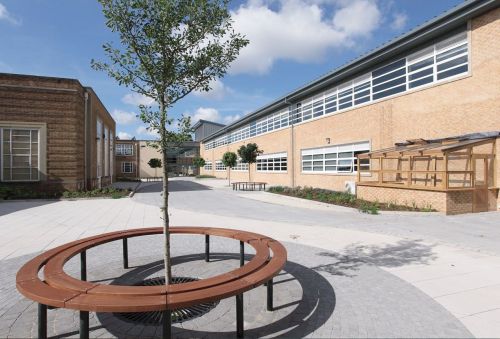 school courtyard architecture