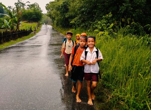 school rain education