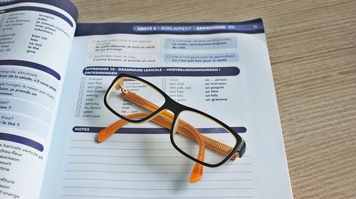 school  book  glasses