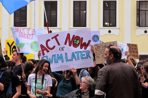 school strike 4 climate  demonstrations  zagreb