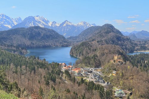 schwangau  germany  mountains