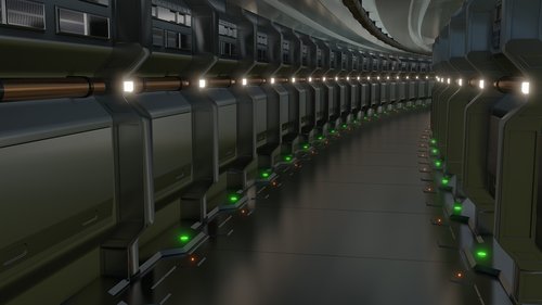 science-fiction  corridor  space