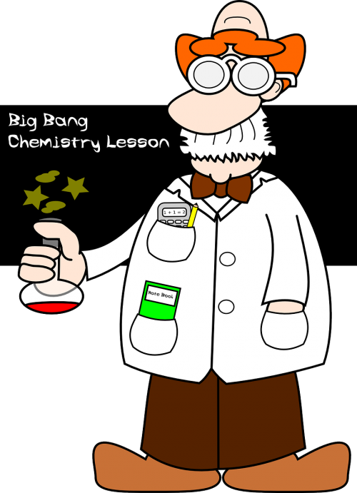 scientist chemistry experiment