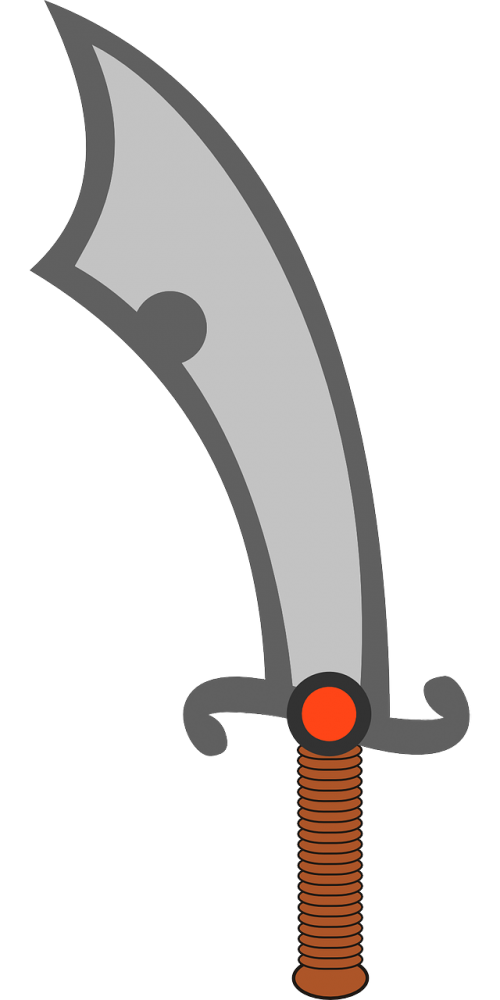 scimitar slice sword