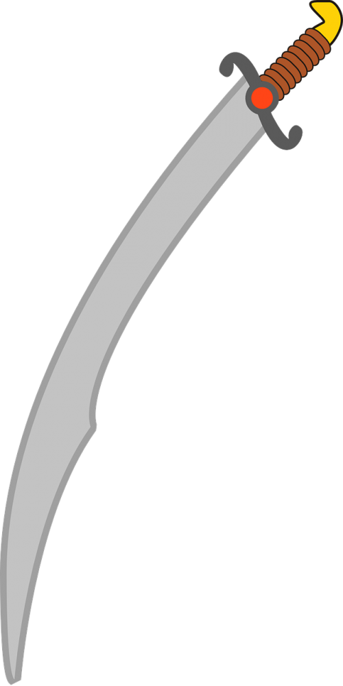 scimitar slice sword