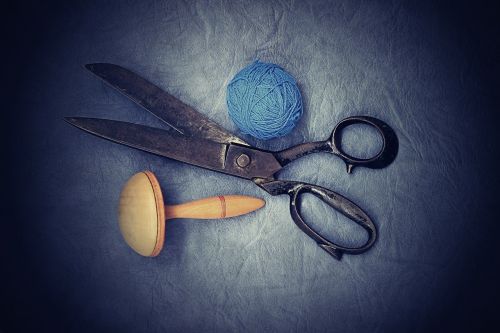 scissors old sewing