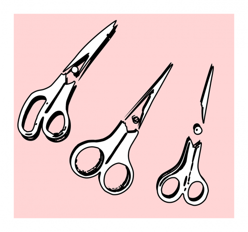 scissors household cutting