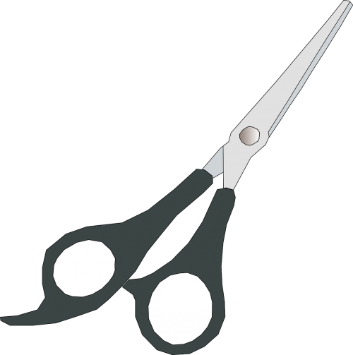 scissors barber hair