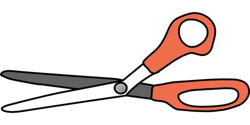 scissors cut office