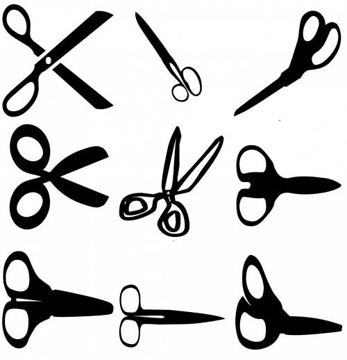 Scissors Icons Set