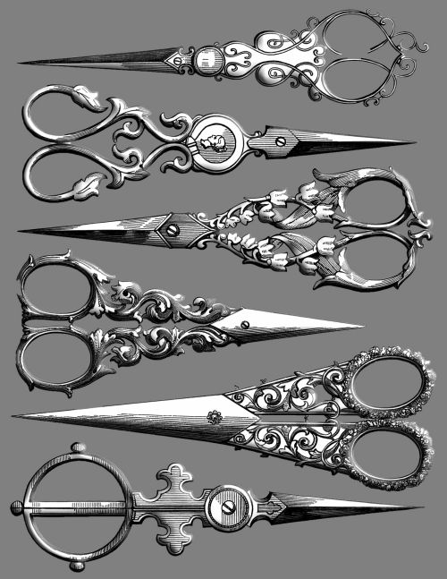 Scissors Vintage Set