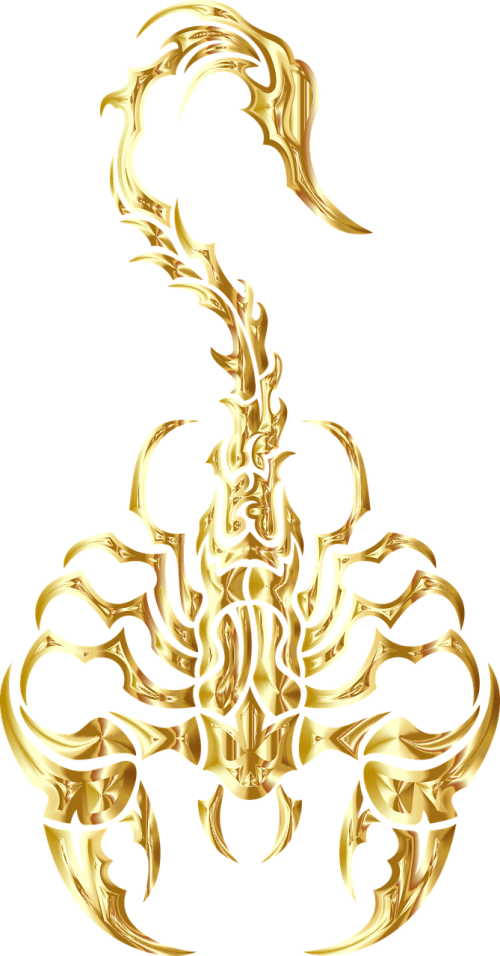 scorpion tribal gold