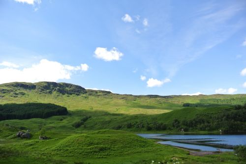 scotland sky sky blue