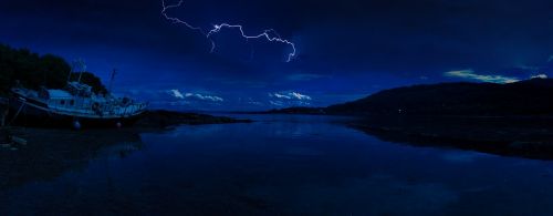 scotland lightning beach
