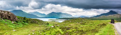 scotland landscape panorama