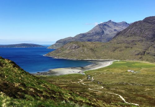 scotland isle of skye camasunary bay