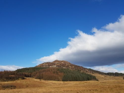 scotland mountain field